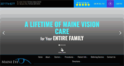 Desktop Screenshot of maineeyecenter.com